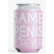 Can Cooler - Same Penis Forever Light Pink